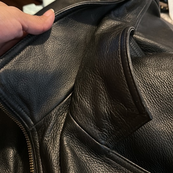 Wilson leather coat size large - Picture 6 of 7